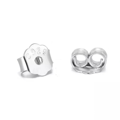 Accesorios para el auricular con mariposa 925 de plata esterlina