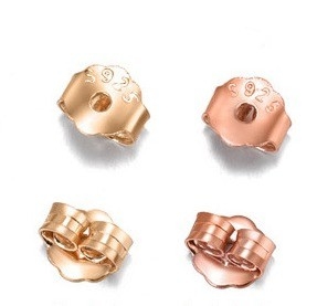 Accesorios para el auricular con mariposa 925 de plata esterlina