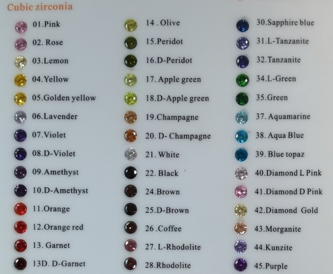 Anillo de compromiso de boda en oro 18K con diseño en forma de corazón lindo y arco iris