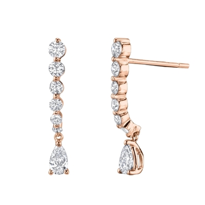925 de plata esterlina Perla blanca gota cúbico de zircón aretes para las necesidades del cliente
