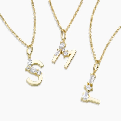 Pendientes de cartas CZ de plata esterlina 925 en oro placado de 18K simplemente para joyas de moda