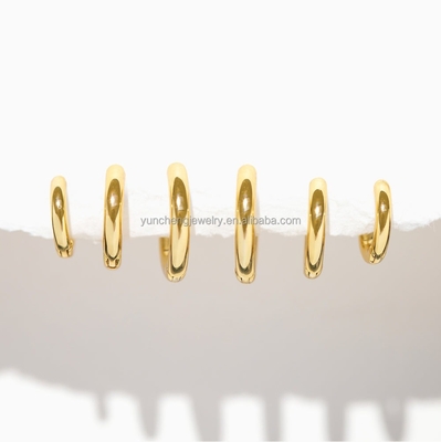 Joyería de plata fina Minimalista 18K Oro 9MM 11MM 13MM Conjunto de aro para FedEx DHL UPS TNT EMS Envío