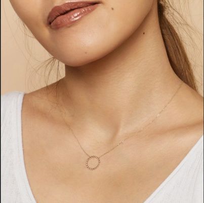 Collar con colgante de plata de ley 925 chapado en oro de 14 quilates con diseño retorcido y cadena de eslabones de 16 pulgadas de largo