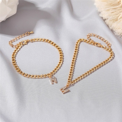 Brazalete de tenis de latón cubano de bronce de moda de oro de 18K personalizado para mujeres