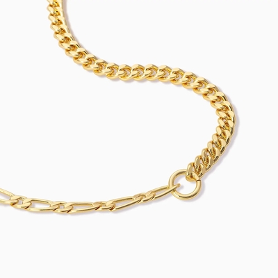 Collar de doble cadena de oro de 18K para la colección de accesorios de moda de las niñas