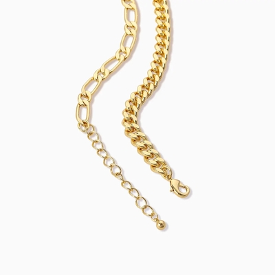 Collar de doble cadena de oro de 18K para la colección de accesorios de moda de las niñas
