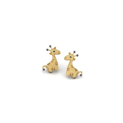 Tecnología de micro inserción Plata esterlina Joyería para el cuerpo de los niños Zirafa Auriculares