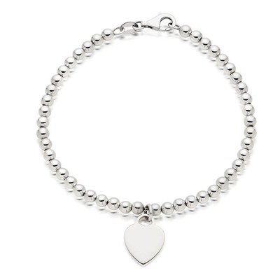 Brazalete de forma de corazón y árbol con perlas de encanto 925 de plata esterlina para brazaletes de mujer