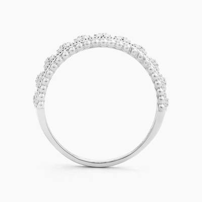 925 de plata esterlina estilo CLASSIC mayorista anillo de mujer apilable con cuentas doradas