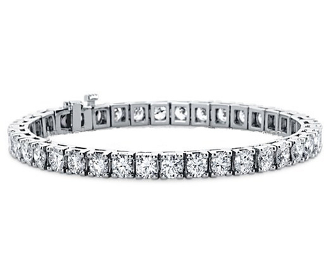 925 Plata Esterlina Oro Revestido 3 mm Moissanita Diamante Tenis Brazalete Piedra Opción de color