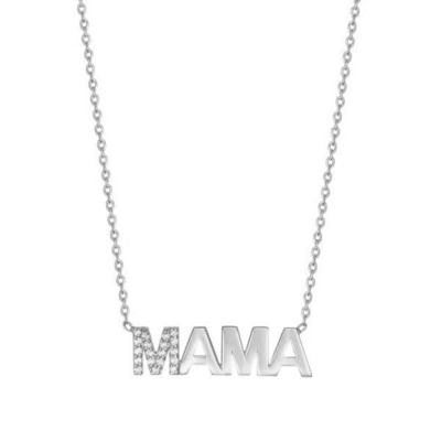 Engagement 2022 Unico MAMA 18K Oro mayorista Días de la Madre Regalos 925 Collar de Plata Esterlina Joyería