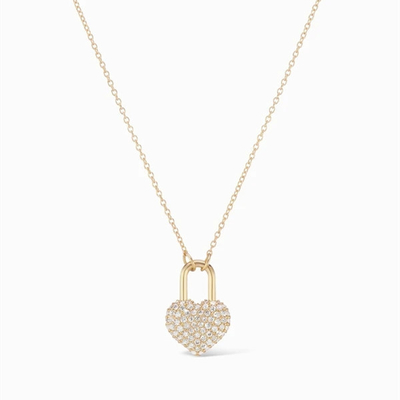 Moderno dorado 925 plata esterlina con collar de corazón con encanto collar de collar