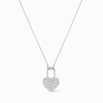 Moderno dorado 925 plata esterlina con collar de corazón con encanto collar de collar