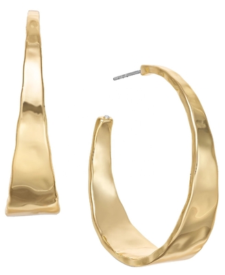ODM Cobre de aleación Mediano de aro de orejas 14k Oro de aro de orejas Mediano