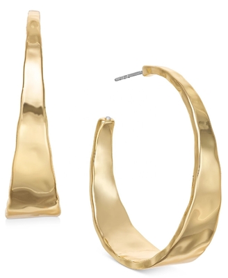 ODM Cobre de aleación Mediano de aro de orejas 14k Oro de aro de orejas Mediano