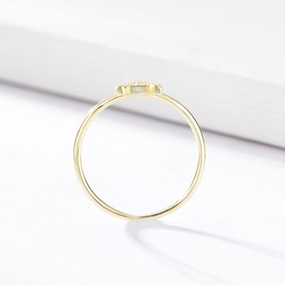 Plata maciza 925 joyas personalizadas anillos de eternidad para mujeres hombres 2023 joyas de oro unisex