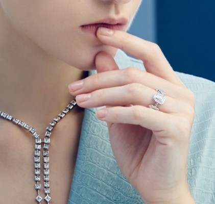 Esmeralda Blanca CZ Mujeres Eternidad Banda Bagueta 18K Oro 925 Sterling Anillos de Plata