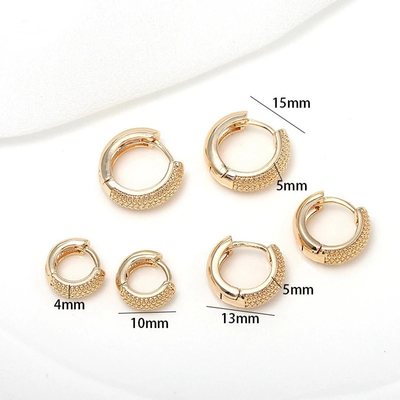 Eco Amigable 18K Oro Revestido Multi Pequeños Pozos de Perlas de aro para Mujeres Niñas 2021