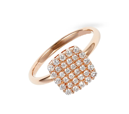 2024 Anillos Brasileño Pave Blanco CZ Anillo de plata para joyería fina Accesorios de moda
