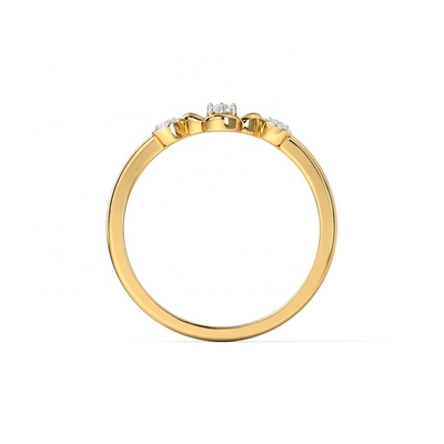Anillos para Unisex 925 Triada de Plata Triada de Clover Anillo en Anillo Brasileño Joyería