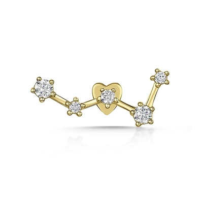 OEM Constella Stud Rincones 925 18k Oro Blanco Rincones de Stud