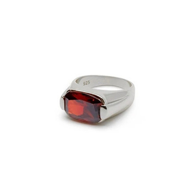 Joyería de bodas 925 Plata Esterlina CZ Anillos de diamante con Opción Color de piedra 2024