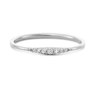 Simplemente 14K dorados hechos a mano apilados delgados 925 anillos de plata