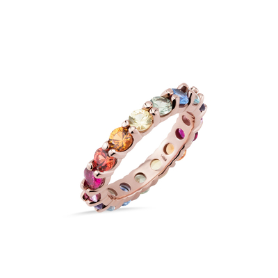 Anillo de la Eternidad de plata de 925 Sterling