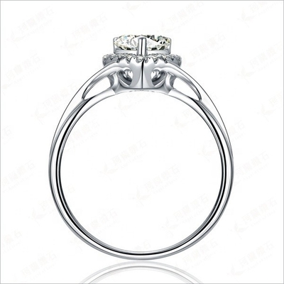 Anillos de hierba delicados de corazón 925 joyas de plata esterlina para mujeres accesorios de moda