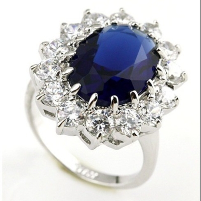 Anillos de diseño de la princesa zafiro para mujeres regalo de amor piedra negra adaptabilidad