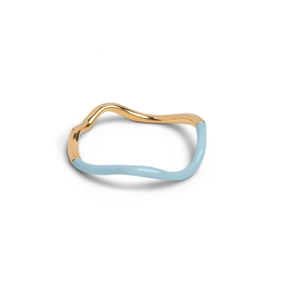 925 de plata esterlina 18k de oro rosa de esmalte anillos para mujeres niñas