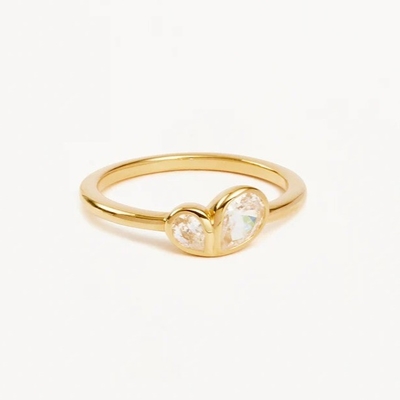Anillo de plata esterlina 925 con tecnología de inserción de canal