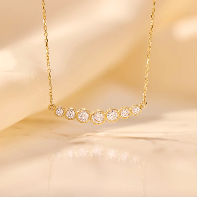 Collares minimalistas de tenis de plata esterlina 925 collares para mujeres collares apilables en capas