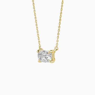 Corte ovalado 5A Circonia cúbica blanca colgante de piedra preciosa brillante collares para mujeres joyas clásicas