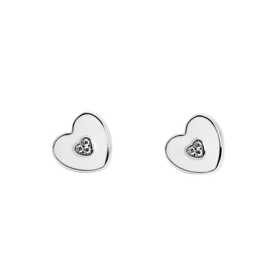 Oportunidad de la boda Rosado de corazón de los pendientes para el collar de joyería conjuntos