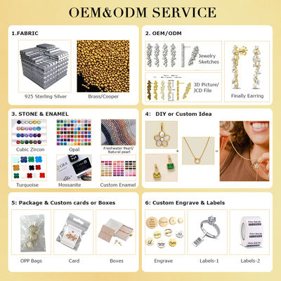 Pendientes de botón con diseño de flor chapados en oro de 18 quilates y plata de ley 925 con engaste de garra y corte marquesa