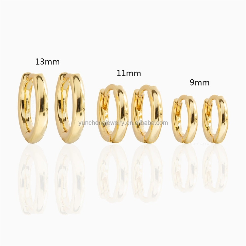 Joyería de plata fina Minimalista 18K Oro 9MM 11MM 13MM Conjunto de aro para FedEx DHL UPS TNT EMS Envío