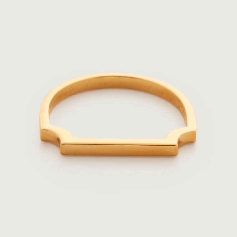 Anillo plateado S925 de plata US tamaño 5 Anillo delgado de firma con evaluación de terceros