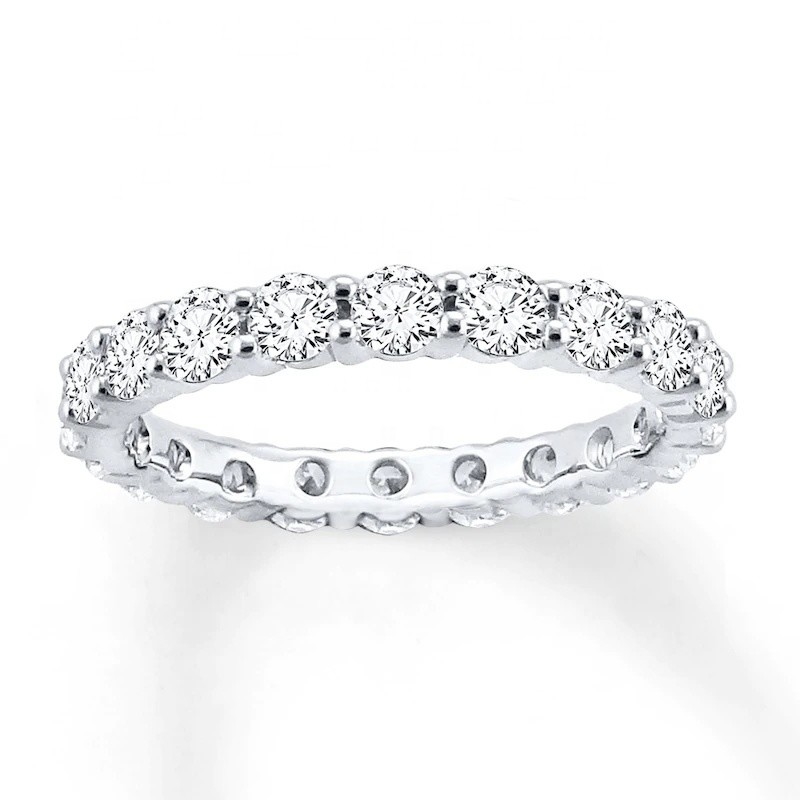 925 Plata Esterlina CZ Simulado Zafiro Anillo apilables Con tamaño personalizado