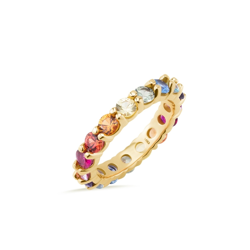 Anillo de la Eternidad de plata de 925 Sterling