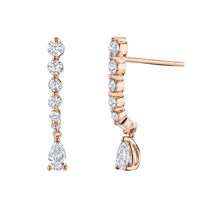 925 de plata esterlina Perla blanca gota cúbico de zircón aretes para las necesidades del cliente