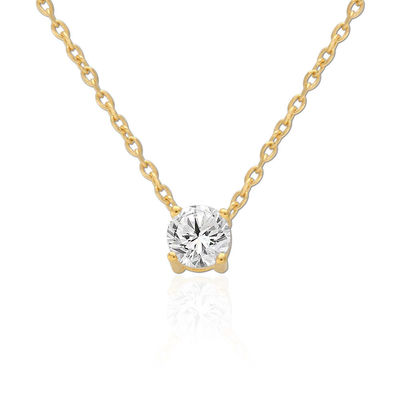 ODM 8mm de plata esterlina de la cadena clara CZ 18k de oro Revestido de cadena