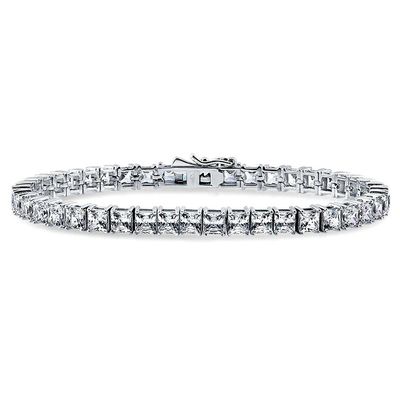 Unisex hecha a mano 18K de oro Hip Hop Hielo Cuadrado Corte Diamante CZ 925 Plata Esterlina