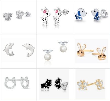 Un lindo y elegante aro de rosas de color rosado con un diseño de plata esterlina 925