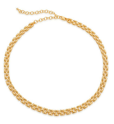 18K Oro Revestido Moda de Mujeres más gruesa de latón cadena colgante collares