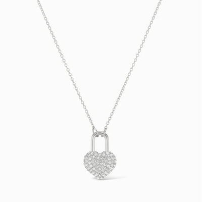 Moderno dorado 925 plata esterlina con collar de corazón con encanto collar de collar