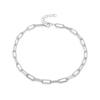 Cadena dorada de 18K para hombres y mujeres Collares de acero inoxidable de moda gruesa