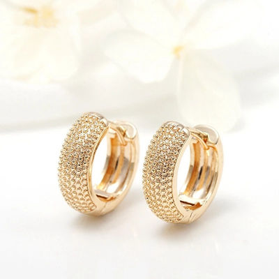 Eco Amigable 18K Oro Revestido Multi Pequeños Pozos de Perlas de aro para Mujeres Niñas 2021