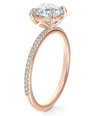 925 plata brasileña redonda blanco CZ Anillo de compromiso Joyería fina Accesorios