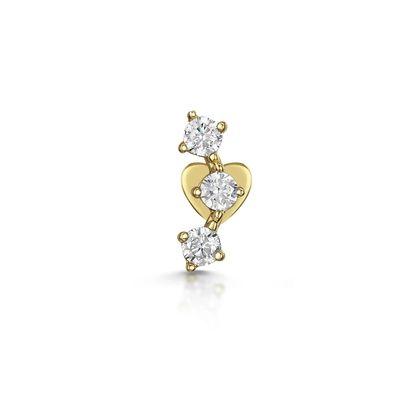 OEM Constella Stud Rincones 925 18k Oro Blanco Rincones de Stud